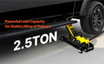 Amocart 2.5T Floor Hydraulic Jack Pneumatic Low Profile Floor Jack Heavy-Duty Steel Racing Floor Jack with Piston Lift Pump