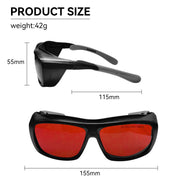 Load image into Gallery viewer, Laser Safety Glasses 190-2000nm 10600nm OD6 CO2 Laser Protection goggles 1064 532 200-2000nm IPL laser glasses Laser protection
