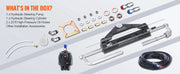Load image into Gallery viewer, Amocart 150HP Hydraulic Outboard Steering Kit Boat Marine System, 20Ft Hose &amp; Built-in Two-Way Lock Cylinder, Boat Accessories
