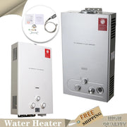 Load image into Gallery viewer, 8/10/12/16/18L LPG Propane Gas Tankless Water Heater Instant Hot Water Heater Boiler For Outdoor Camping With Shower Head K
