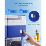 Load image into Gallery viewer, SucceBuy 1.8L Commercial Ice Shaver Machine Electric Snow Cone Machine Stainless Steel Blades Shaved Ice Maker for Dessert Home - AMOCART

