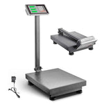 Amocart 660Lbs Computing Digital Platform Scale 0.1LBS Accuracy Floor Scale with LB/KG High-Definition Display for Box Luggage