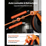 Amocart Retractable Air Hose Reel Auto Rewind Air-Compressor Hoses Reel with 5 ft Lead in Ceiling/Wall Mount Steel Double Arm