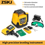 Load image into Gallery viewer, Ztem Fully Automatic Laser Level 360 Laser Construction Level 500m Automatic Rotary Rotating Line Laser Level Self-Leveling Tool
