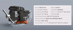 Amocart Bench Vise 4.5" 6" 6.5" Multipurpose, Swivel Base & Anvil Heavy  Cast Iron for Drilling, Conduit Cutting, Sanding