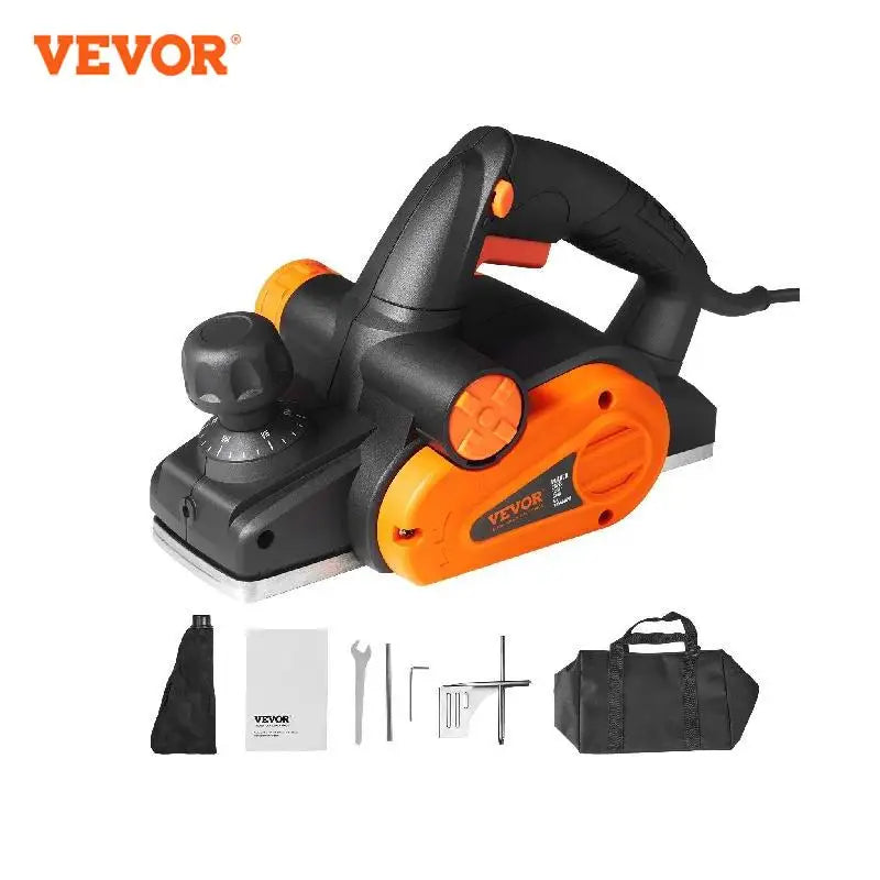 VEVOR Electric Hand Planer 3-1/4" width 16500 RPM High-Speed Powerful Electric Corded Handheld Planers for DIY Woodworking Tool Amocart