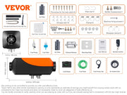 Charger l'image dans la visionneuse de galerie, Amocart 8KW Bluetooth Diesel Air Heater 12V Diesel Heater with Automatic Altitude Adjustment Diesel Parking Heater for Trailer
