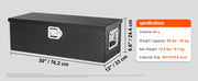 Bild in Galerie-Viewer laden, Amocart Heavy Duty Aluminum Truck Bed Tool Box, Diamond Plate Tool Box with Side Handle and Lock Keys for Pickup, Truck Bed, RV
