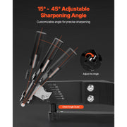 Charger l'image dans la visionneuse de galerie, Affûteur de Lames de Tondeuse SucceBuy 15° - 45° Réglable Outil d'Affûtage de Lames de Tondeuse Compatible avec la Plupart des Meuleuses d'Angle
