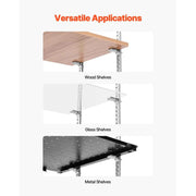 Charger l'image dans la visionneuse de galerie, Amocart 40PCS Shelf Clips Adjustable Steel Pilaster Shelf Clips Compatible with Wardrobes Cabinets for Metal Wood Glass Shelves
