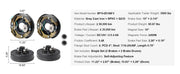 Load image into Gallery viewer, SucceBuy Trailer Hub Drum Kits Self-Adjusting Trailer Brake Assembly 7000 lbs Axle Backing Plates for Brake System Part Replace
