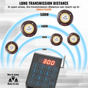 Load image into Gallery viewer, Amocart Restaurant Pager System Wireless Long Range Lineup Waiting Queue Signal Guest Customer Calling Beepers for Food Truck
