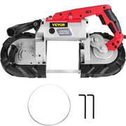 Load image into Gallery viewer, Amocart Portable BandSaw 5Inch Cutting Capacity Cordless Variable Speed 10Amp Motor Deep Cut Bandsaw for Metal Wood Pipes Rebar
