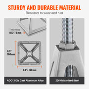 Load image into Gallery viewer, SucceBuy RV Stabilizer Jacks 4 Pack Aluminum RV Leveling Jacks Stack Jack for RV Travel Trailer Camper Single Screw Jack 6000Lbs
