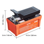 Load image into Gallery viewer, SucceBuy Air Hydraulic Pump 10,000 PSI 1/2 Gal Reservoir Foot Actuated Air Treadle for Auto Body Frame Machines and Pulling Post
