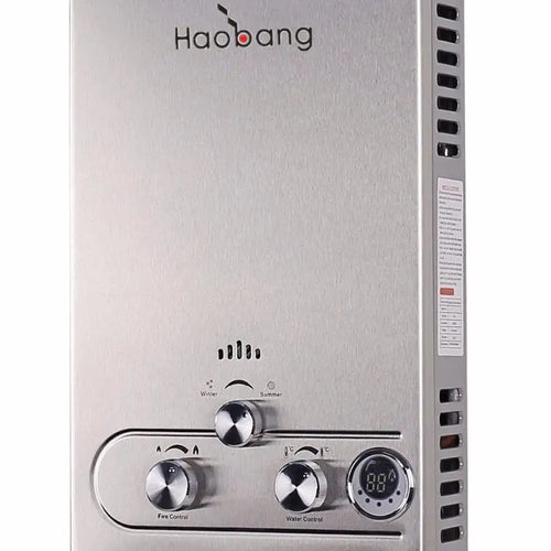 2025 6L Gas Tankless Water Heater - Instant Hot Water on Demand for Home & Outdoor Use (Energy Efficient & Durable Design)