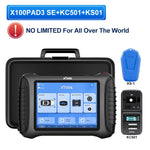XTOOL X100 PAD3SE Key Programming Tools X100 PAD3 Elite IMMO Programmer All Keys Lost Add Keys ECU Coding All System Diagnostic