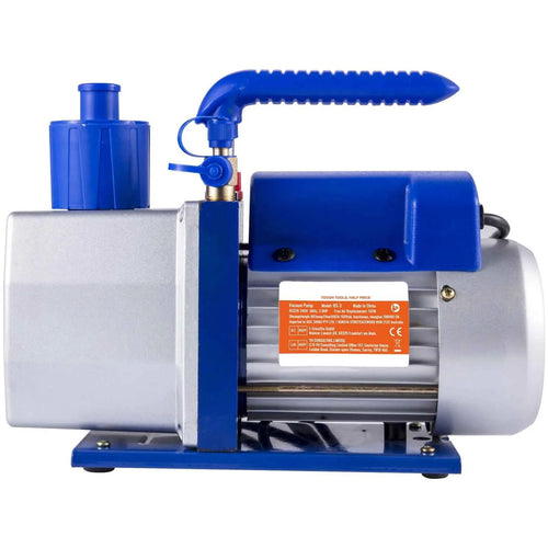 SucceBuy Vacuum Pump 7 CFM 1/3 HP Single Stage for R12 R22 R134a R410a Systems, 5PA Vacuum Refrigerant for Automobile Reparation
