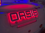 Custom Yacht Boat Letters Seawater Resistant Boat Name Sign Led Vessel Name Sign 3D Illuminated Stainless Steel Signage