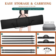 Bild in Galerie-Viewer laden, Double-Crossbar Backdrop Background Stand Frame Support System For Photography Photo Studio Video Muslin Green Screen
