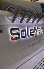 Custom Yacht Boat Letters Seawater Resistant Boat Name Sign Led Vessel Name Sign 3D Illuminated Stainless Steel Signage