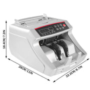 Load image into Gallery viewer, SucceBuy 1000Pcs/Min Money Counter Business Cash Register Euros Bills Fake Banknote Detector by UV &amp; MG Function for Banks Shops
