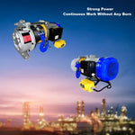 Electric Winch With Pulley,1500KG/1.5T Remote Control Lifting Crane Winch 30m, Electric Lifting Motor 110V/220V/380V