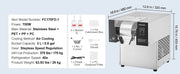 Bild in Galerie-Viewer laden, Amocart Commercial Snowflake Ice Machine Snowflake Ice Maker Stainless Steel Ice Shaver Machine Electric Snow Cone Maker
