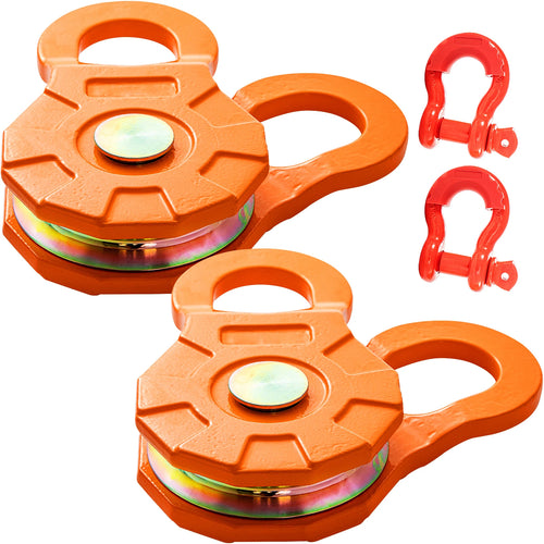 Amocart 2pcs 11T Snatch Block Adapt 0.55
