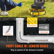 Load image into Gallery viewer, SucceBuy Sewer Camera with 512Hz Locator IP68 9" Pipeline Inspection Camera w/DVR Function w/12 Adjustable LED and 16 GB SD Card

