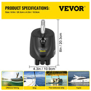 Load image into Gallery viewer, Amocart Outboard Hydraulic Steering Pump for Engines Till 150HP Front Mount Helm 1.4cu. in. for Fishing Marine Boat Accessories
