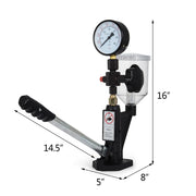 Bild in Galerie-Viewer laden, SucceBuy Diesel Fuel Injector Nozzles Tester with Dual Scale Gauge 6000PSI Engine Fuel Tester Repair Tool for Car Tractor Truck
