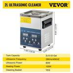 SucceBuy 30L Ultrasonic Cleaner With Double-Frequence Digital Portable Washing Machine Ultrasound Home Appliance