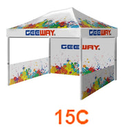 Load image into Gallery viewer, Canopy Cover 3x3 Heavy Duty Outdoor Popup Luxury Big Stretch Gazebo Tent Custom 10 X 10 Commercial Promotional Tent for events
