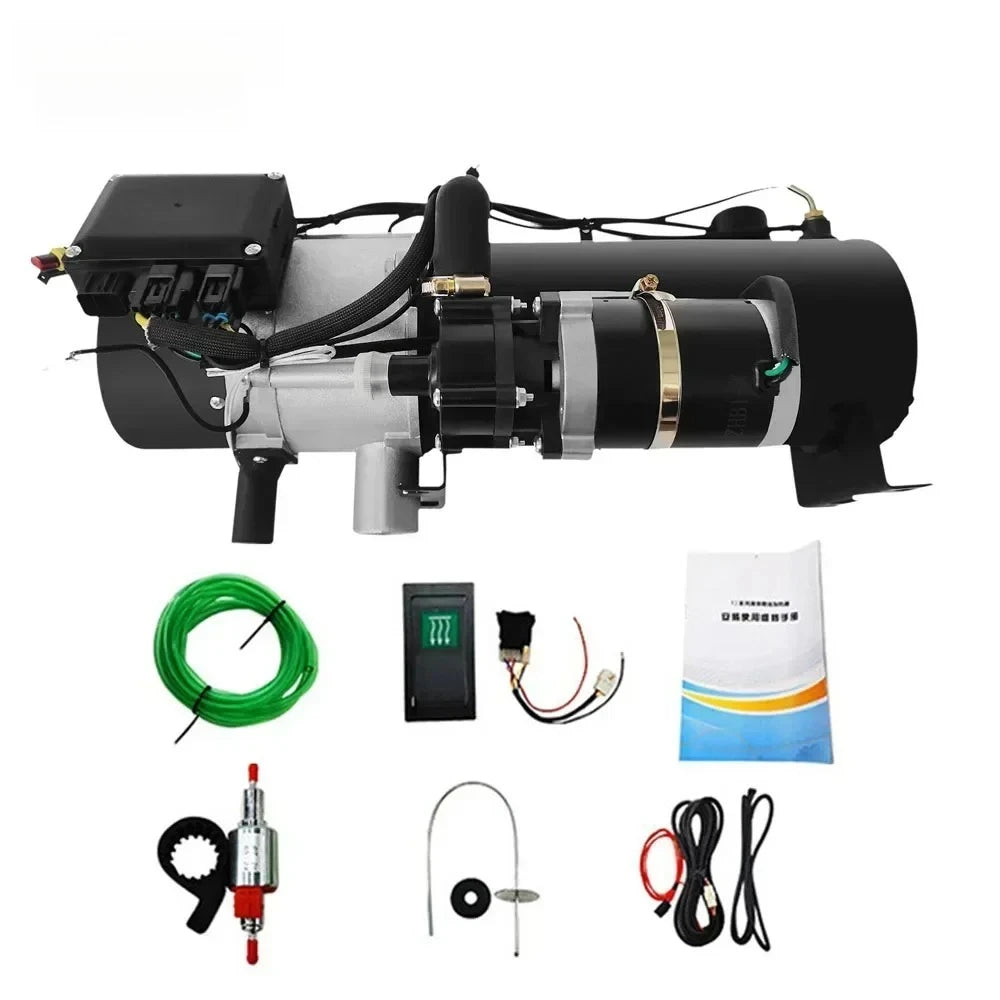 SIHAO 12V/24V Automobile Preheater Diesel Heater 10KW Water Heating Car Fuel Heater Vehicle Heat Installation Heating Boiler Amocart