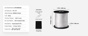 Load image into Gallery viewer, SucceBuy Polyester Pull Tape Mule Flat Rope Printed Webbing Cable Pulling Tape for Packaging Gardening Electrical Conduit Work
