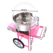Load image into Gallery viewer, SucceBuy Electric Cotton Candy Machine Commercial Floss Maker w/ Stainless Steel Bowl Sugar Scoop and Drawer for Birthday Party - AMOCART
