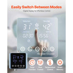 Amocart Digital Smart Instant Hot Water Recirculating Pump Kit with Built-in Thermostat Timer Digital Screen for Water Heaters