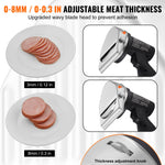 Amocart Electric Shawarma Knife, Cordless Battery Professional Turkish Knife Commercial Stainless Steel Gyro Cutter