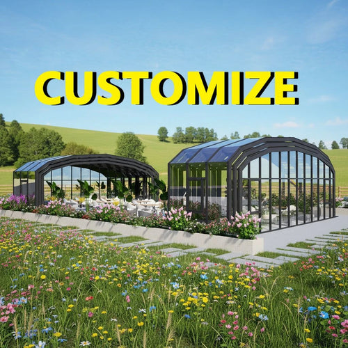 Any Size Custom Outdoor Aluminum Swimming Pool Shelter Retractable Transparent Dustproof Waterproof Backyards Garden Patio Cover
