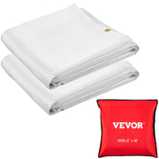 Load image into Gallery viewer, SucceBuy Emergency Fire Blanket 6x10 8x10FT Fiberglass Welding Blanket 2Pcs Survival Flame Retardant Safety Protective Equipment - AMOCART
