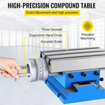 Amocart Milling Working Table 7.3 X 4 Inch Worktable Compound Slide Table for All Drill Stands Bench Drilling Milling Machine