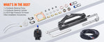 SucceBuy Hydraulic Outboard Steering Kit 90HP/150HP/300HP & Helm Pump and 24FT/26Ft Hose for Single Station Single-Engine Boats
