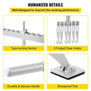 Load image into Gallery viewer, Amocart Dent Pull Bar 6 Claw Hook Dent Puller Single Leg Levelling Portable Dent Pull Bar Aluminum Alloy for Car Dent Repairing
