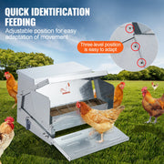Charger l'image dans la visionneuse de galerie, Mangeoire automatique pour poulet SucceBuy - Capacité de 11,3 kg - Nourrit 10 poulets jusqu'à 11 jours - Mangeoire à volaille en acier galvanisé
