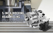 Load image into Gallery viewer, Amocart Dividing Head 5Inch 3 Jaw Precision Semi Universal Dividing Head for Milling Machine Rotary Table Tailstock Milling Set
