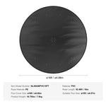 Amocart 18/15Ft Round Pool Cover Solar Covers for Above Ground Pools Safety Pool Cover with Drawstring Design Black