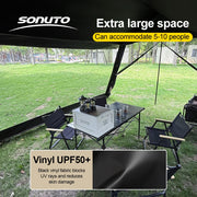 Load image into Gallery viewer, Sonuto 210D Automatic Camping Tent Large Instant Pop-up Family Tent Waterproof Anti-Mosquito Sun Shelter for Outdoor Beach Park
