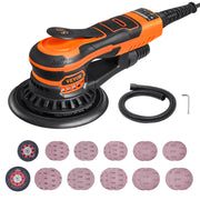 Load image into Gallery viewer, SucceBuy Random Orbital Sander 350W Brushless Orbital Sander 10000PRM 6 Variable Speed Sanding Machine for Woodworking Detailing - AMOCART
