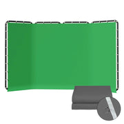 Load image into Gallery viewer, SH 240x400cm Background Stand Frame With Photography Green Screen Backdrops Photography Background For Living Video Recording
